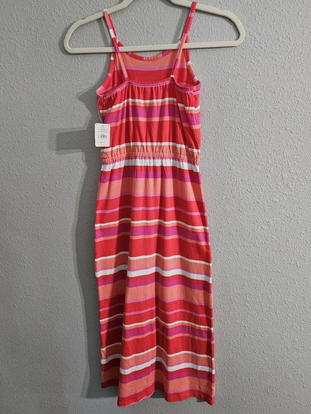 Gymboree Girls Striped Maxi Dress, Medium (7/8)